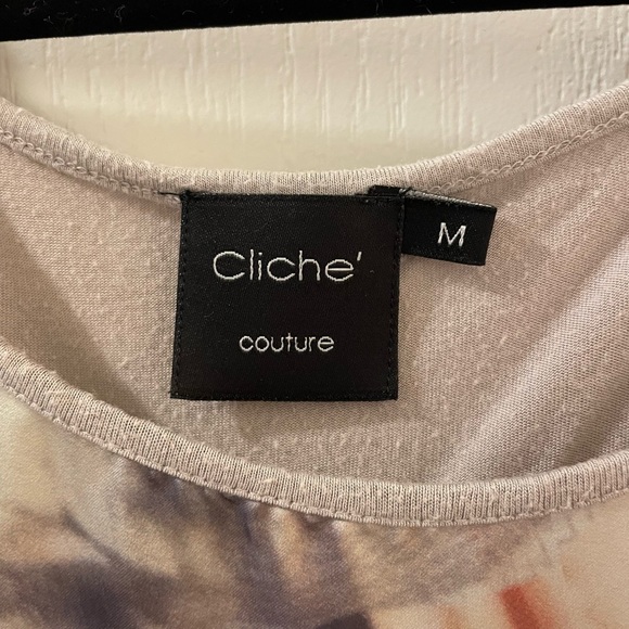 Grey Floral Blouse - Picture 3 of 3